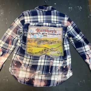 Bleached flannel. Old navy XS